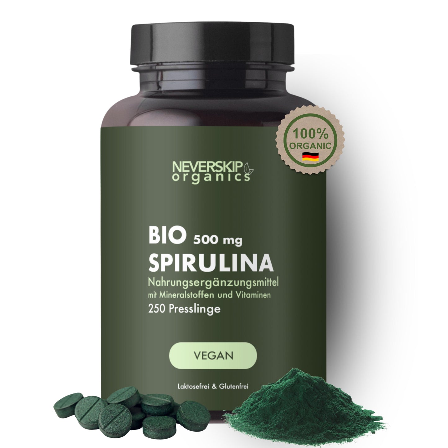 Spirulina Presslinge (250 Stück)