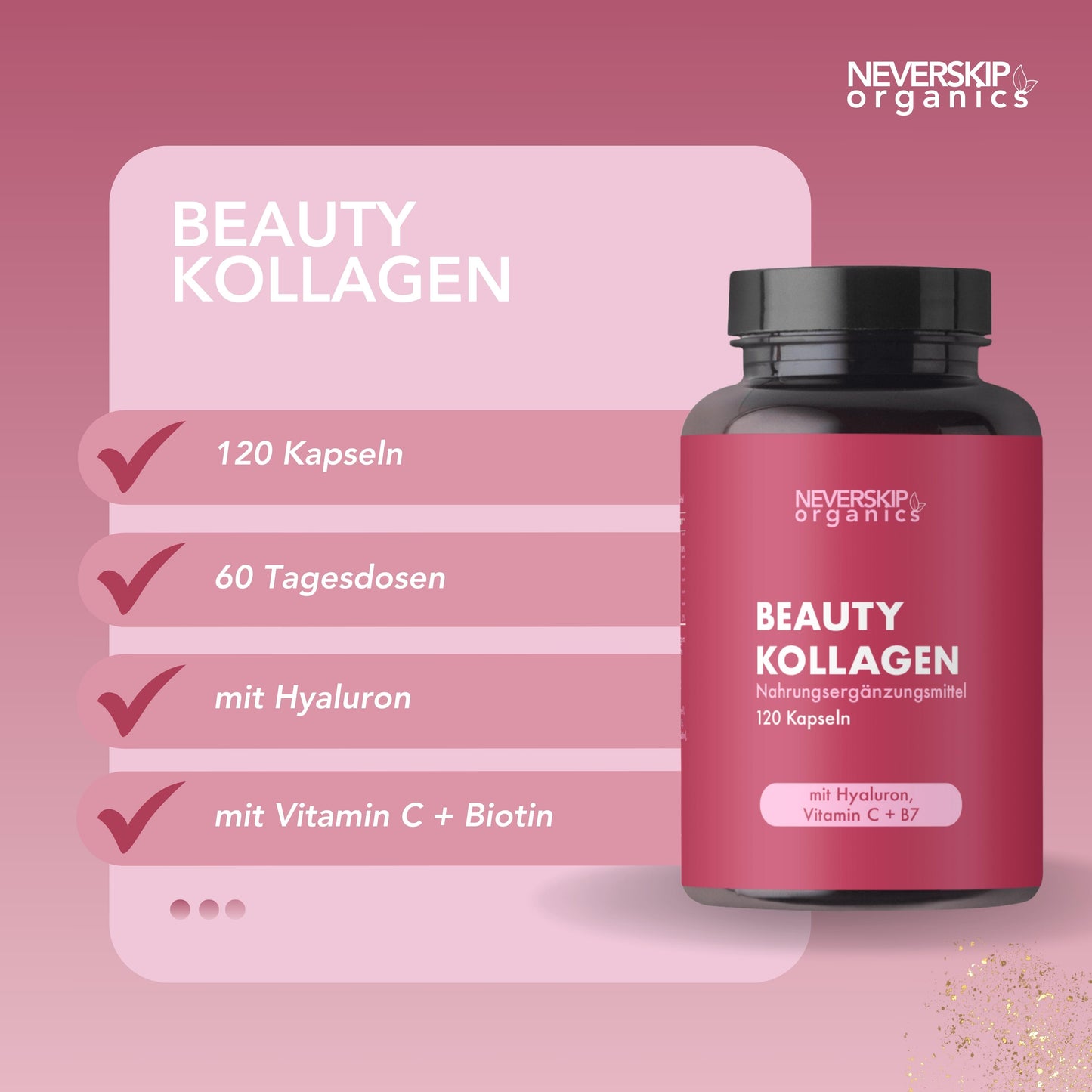 Beauty Kollagen Kapseln (120 Stück)